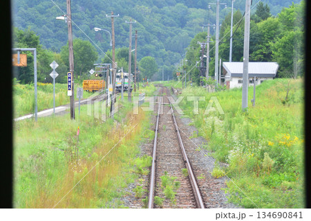 JR北海道根室本線、富良野駅から上芦別駅までの風景(2023年夏) JR北海道根室本線、富良野駅から上芦別駅までの風景(2023年夏) 134690841