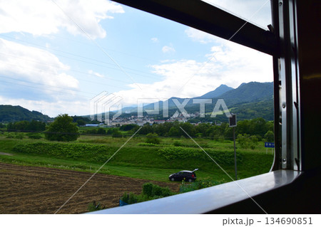 JR北海道根室本線、富良野駅から上芦別駅までの風景(2023年夏) 134690851