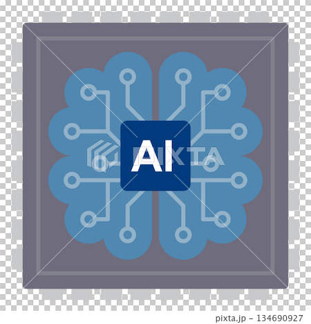 Vector illustration of next-generation digital technology featuring cutting-edge semiconductor chips and artificial intelligence Vector illustration of next-generation digital technology featuring cutting-edge semiconductor chips and artificial intelligence 134690927