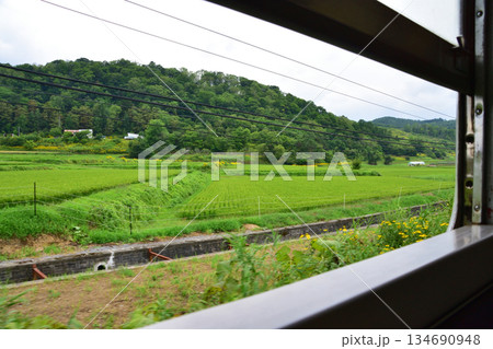 JR北海道根室本線、上芦別駅から平岸駅までの風景(2023年夏) JR北海道根室本線、上芦別駅から平岸駅までの風景(2023年夏) 134690948