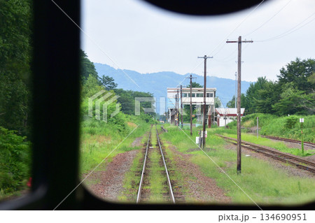 JR北海道根室本線、上芦別駅から平岸駅までの風景(2023年夏) 134690951