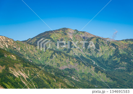 蓮華の森から見る朝日岳(白馬大池への登山道)蓮華温泉~北アルプス白馬岳縦走登山 蓮華の森から見る朝日岳(白馬大池への登山道)蓮華温泉~北アルプス白馬岳縦走登山 134691583
