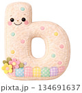 Cute Plush Alphabet Lowercase Soft Cushion Texture a z 134691637