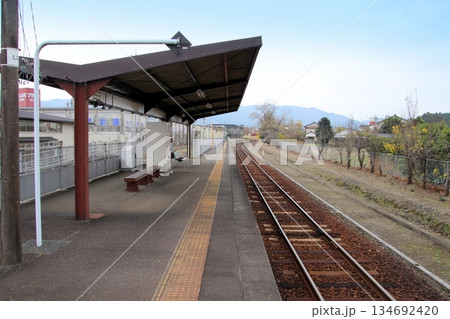 JR九州吉都線の京町温泉駅 JR九州吉都線の京町温泉駅 134692420