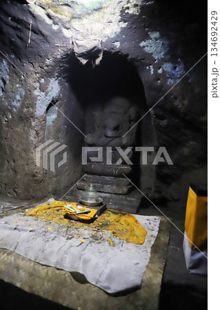 インドネシア　バリ島　ウブド　ゴアガジャ遺跡 134692429