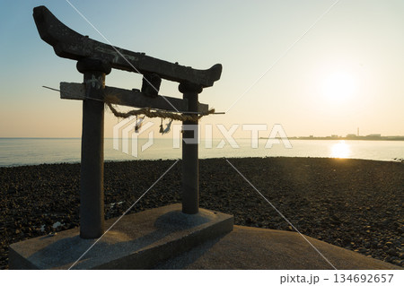 海の鳥居(福岡県豊前市) 海の鳥居(福岡県豊前市) 134692657