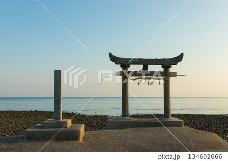 海の鳥居（福岡県豊前市） 134692666