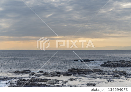 湘南江ノ島の冬の風景 湘南江ノ島の冬の風景 134694078