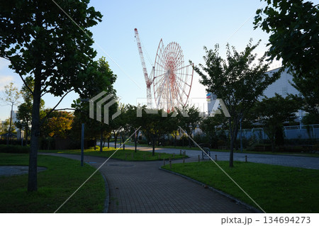 お台場　観覧車　解体工事　2022年9月 134694273