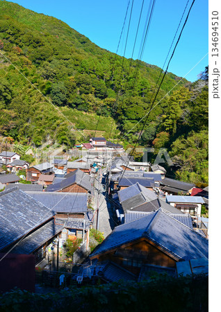 宇津ノ谷集落の町並み　静岡市 134694510