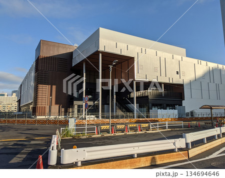 晴海フラッグ 建設中 2021年 晴海フラッグ 建設中 2021年 134694646