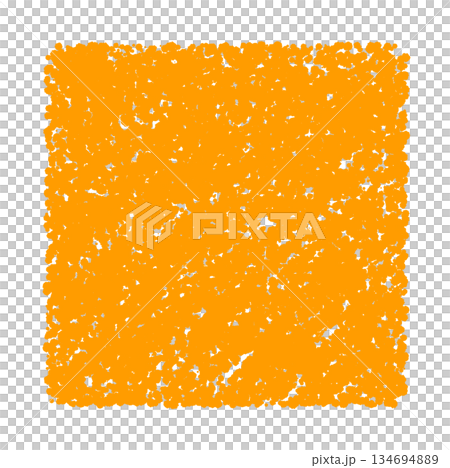 クレヨン素材 手描きの四角形 クレヨン素材 手描きの四角形 134694889