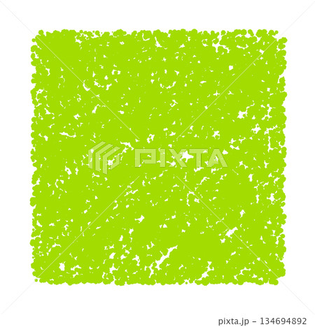 クレヨン素材　手描きの四角形 134694892