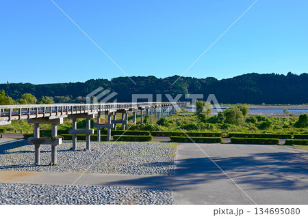 蓬莱橋　観光地　島田市 134695080