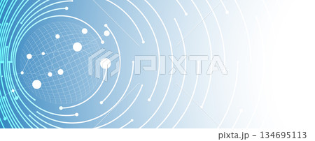 Modern abstract technology and science background concept Modern abstract technology and science background concept 134695113