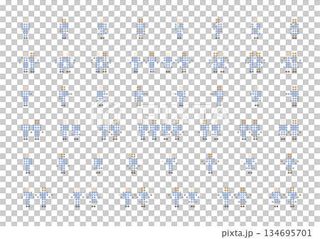 適用於商業用途的點狀插圖集 134695701