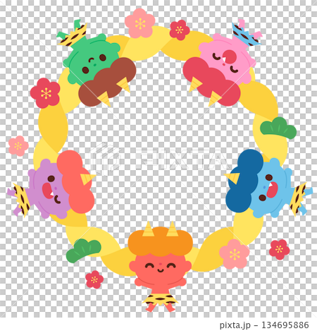 Demons in a circle 134695886