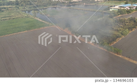 Climate change, Agriculture burning release carbon 134696103