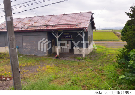 JR北海道留萌本線の深川駅から秩父別駅までの風景 134696998