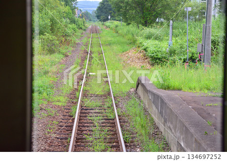 JR北海道留萌本線の秩父別駅から石狩沼田駅までの風景 134697252