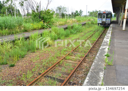 JR北海道留萌本線の秩父別駅から石狩沼田駅までの風景 134697254