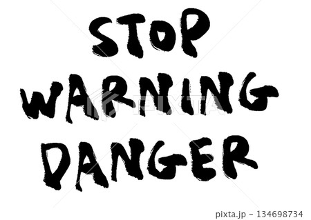 手描きの筆文字の文章セット 134698734