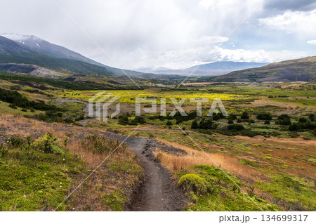 Hiking the W-Trek in Torres Del Paine 134699317