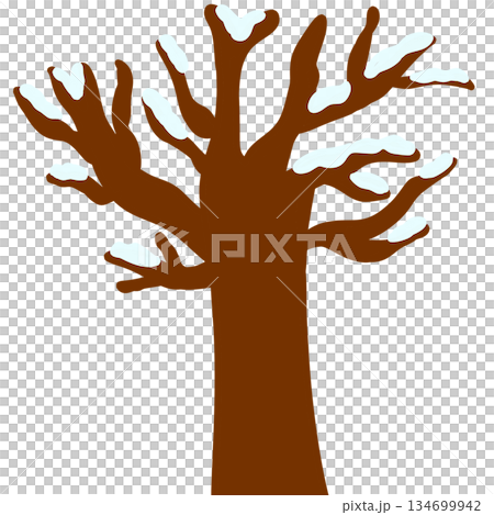 Tree with snow Tree with snow 134699942