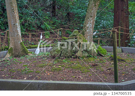 出雲 佐太神社 母儀人基社の磐境 134700535