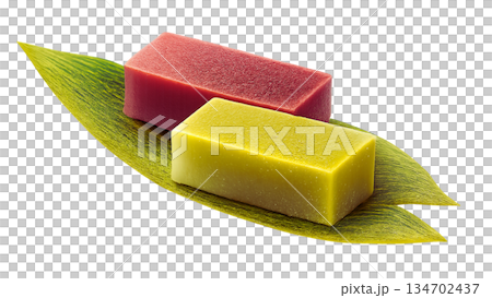 ういろう(小豆・抹茶) 名古屋・山口の伝統和菓子 ういろう(小豆・抹茶) 名古屋・山口の伝統和菓子 134702437