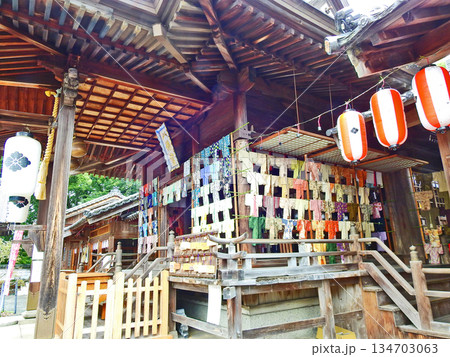 福岡県築上郡にある八幡古表神社神様の着物を干す乾衣祭 134703063