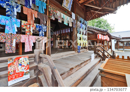 福岡県築上郡にある八幡古表神社の慣例行事乾衣祭 福岡県築上郡にある八幡古表神社の慣例行事乾衣祭 134703077