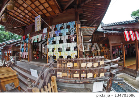 福岡県築上郡にある八幡古表神社の慣例行事乾衣祭 134703096