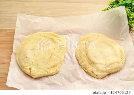 レンチンで作るヘルシーな豆腐パン レンチンで作るヘルシーな豆腐パン 134703127