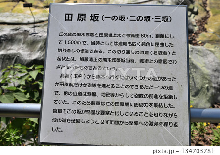 熊本県　西南戦争「田原坂の戦い」古戦場　現在の様子 134703781