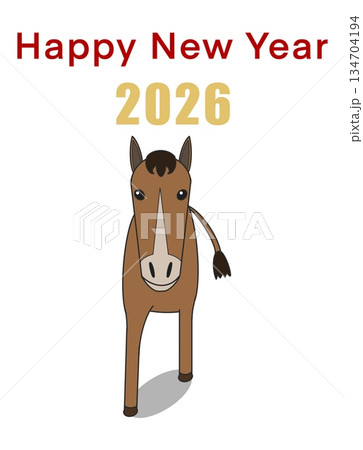 2026年の干支 午年 2026年の干支 午年 134704194