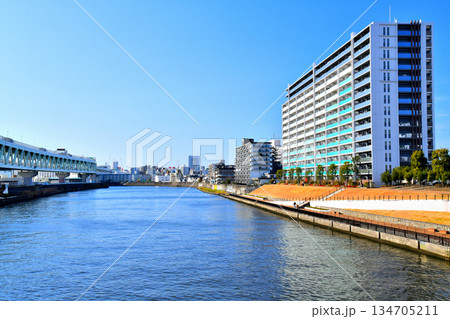 豊島橋／隅田川より下流方面を望む(東京都北区)【2025.12】 134705211