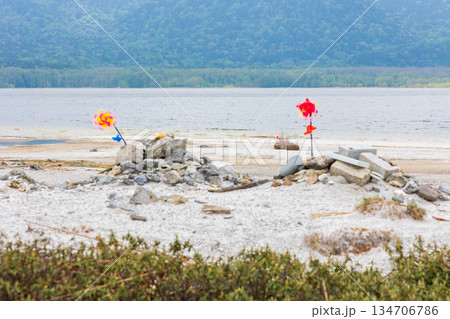 日本三大霊場　霊場　恐山菩提寺　極楽浜 134706786