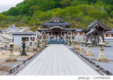 日本三大霊場　霊場　恐山菩提寺　参道 134706820