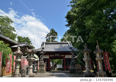 埼玉県本庄市児玉町の東石清水八幡(ひがしいわしみず)神社の随身門 埼玉県本庄市児玉町の東石清水八幡(ひがしいわしみず)神社の随身門 134706946