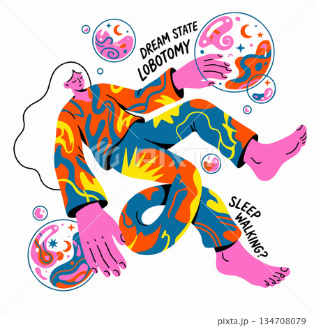 Dream State Lobotomy Illustration 134708079