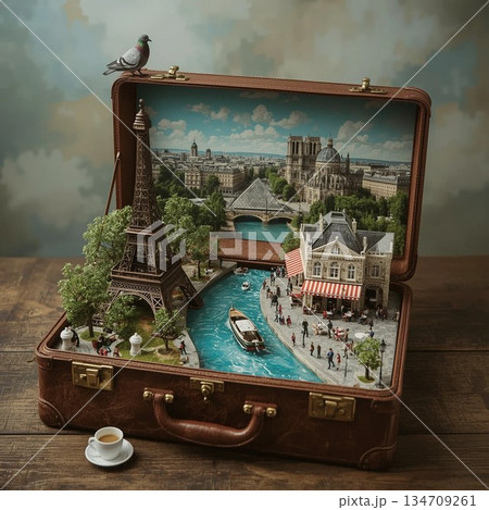 トランクの中のフランス 134709261
