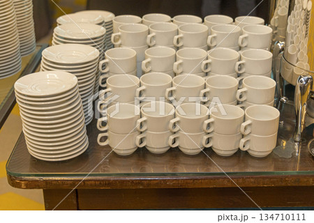 White Ceramic Mugs Saucers White Ceramic Mugs Saucers 134710111