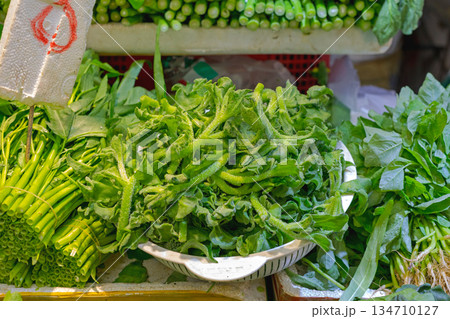 Green Water Spinach Choy Green Water Spinach Choy 134710127