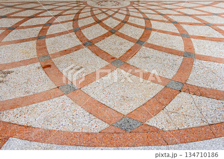 Pavement Lines Opatija Croatia 134710186