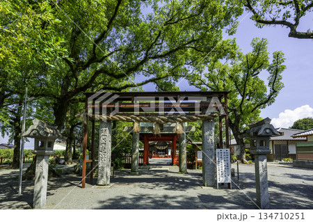 美奈宜神社（林田）注連柱　福岡県朝倉市 134710251
