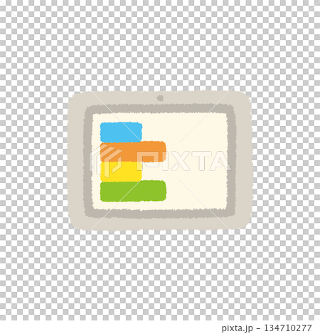 タブレット 手描き パステル プログラミング アイコン イラスト タブレット 手描き パステル プログラミング アイコン イラスト 134710277
