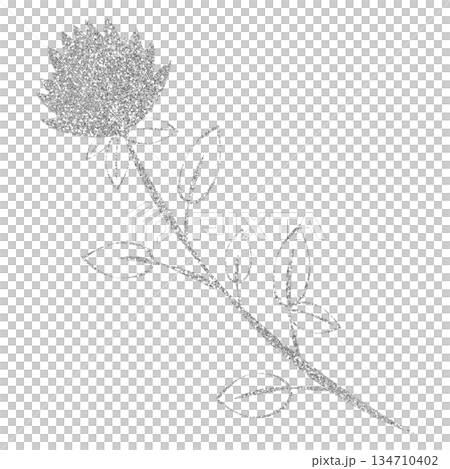 插圖素材植物銀 插圖素材植物銀 134710402
