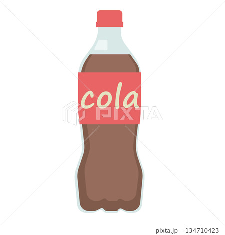 コーラのペットボトルのイラスト 134710423