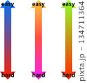 easyhard矢印 134711364
